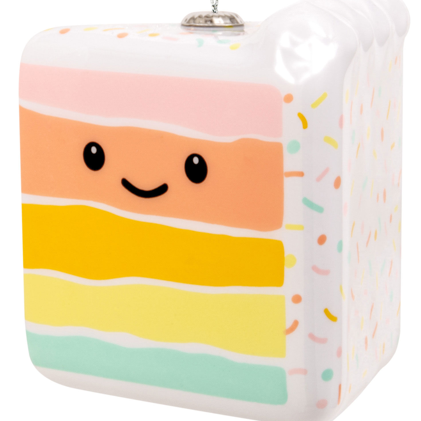 Rainbow Slice of Cake Christmas Ornament  image number 5