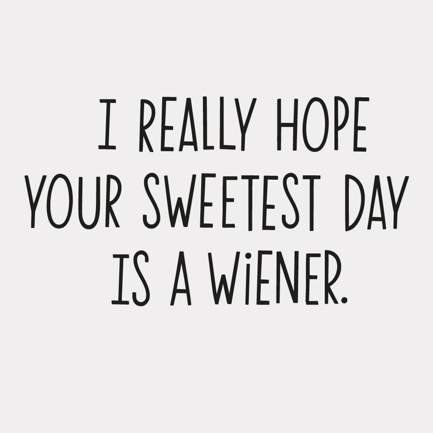 Hot Dog With Googly Eyes Funny Sweetest Day Card SENTIMENT image number 2