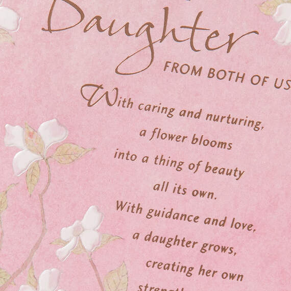 For a Wonderful Daughter Birthday Card From Both, , large image number 4
