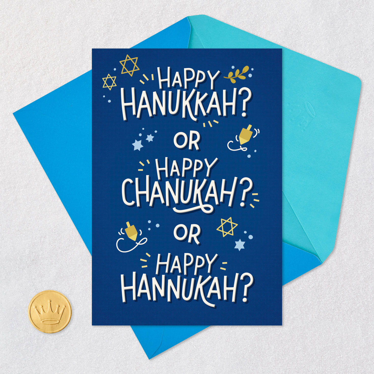 Festive Fun However You Spell It Funny Hanukkah Card, , large image number 5
