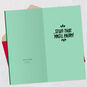Red and Green Lettering Gift Card Holder Christmas Card Open card with envelope image number 4