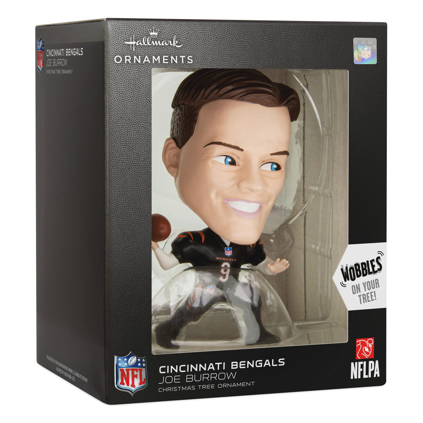 Joe Burrow Bobblehead Christmas Ornament  image number 6