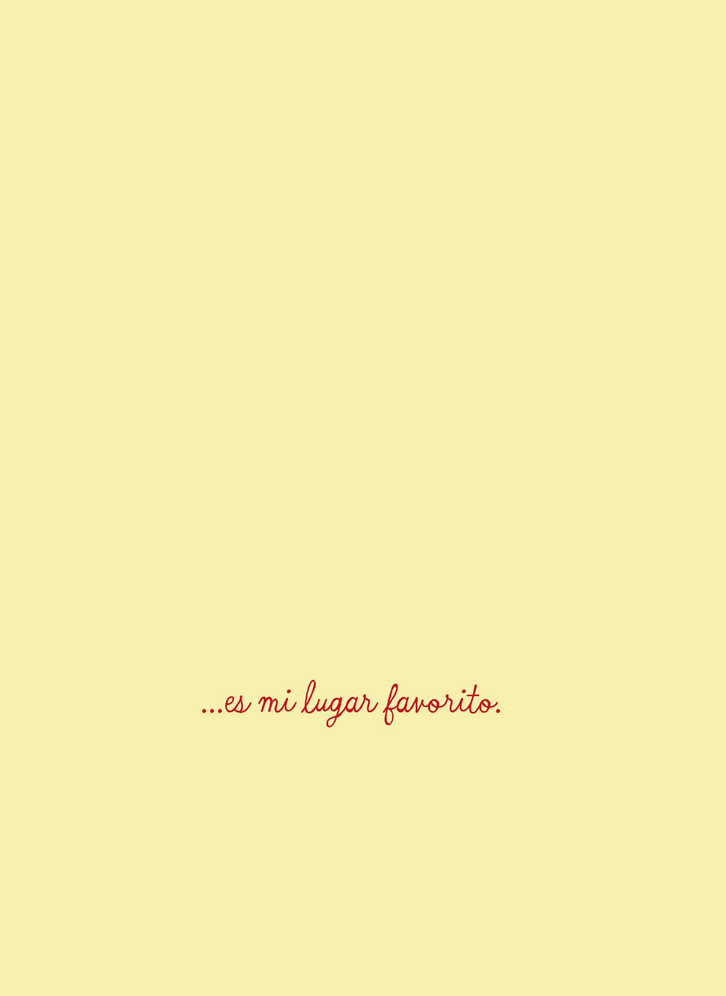 My Favorite Place to Be Spanish-Language Love Card