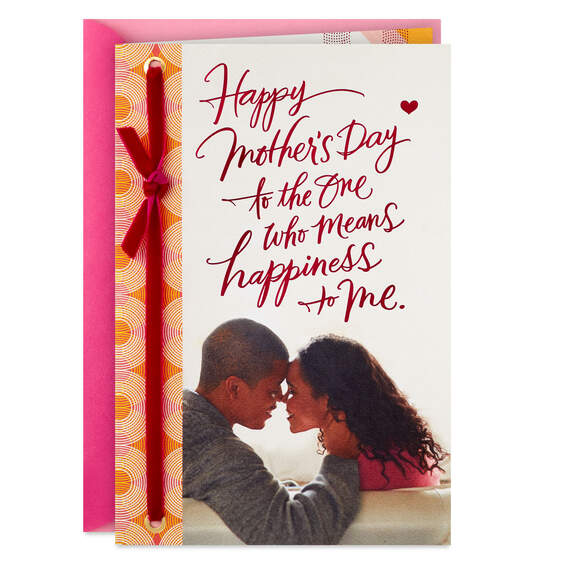 Love, Joy and Happiness Mother's Day Card for Wife