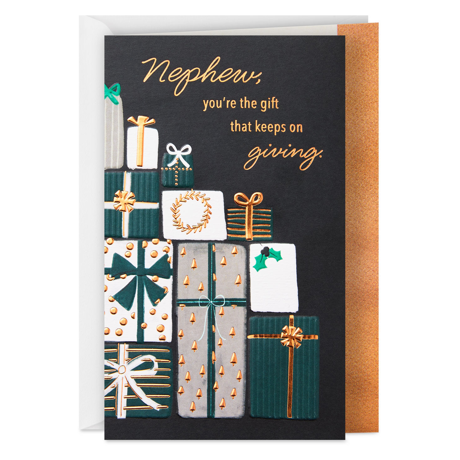 Love, Pride and Joy Christmas Card for Nephew