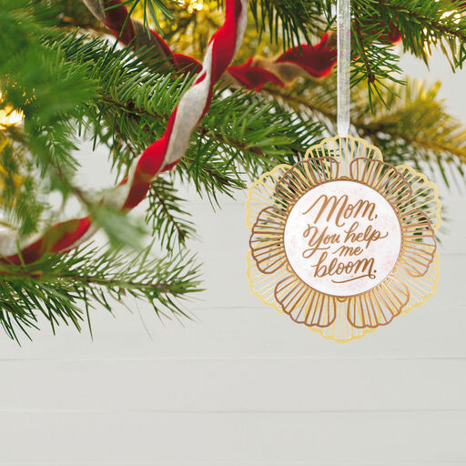 Thank You, Mom Metal Ornament, 