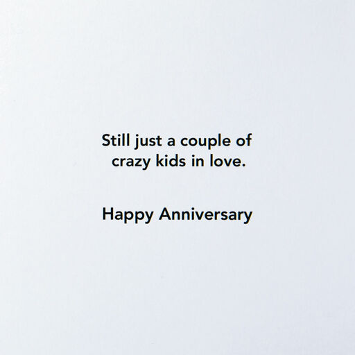 Crazy Kids in Love Funny Anniversary Card, 