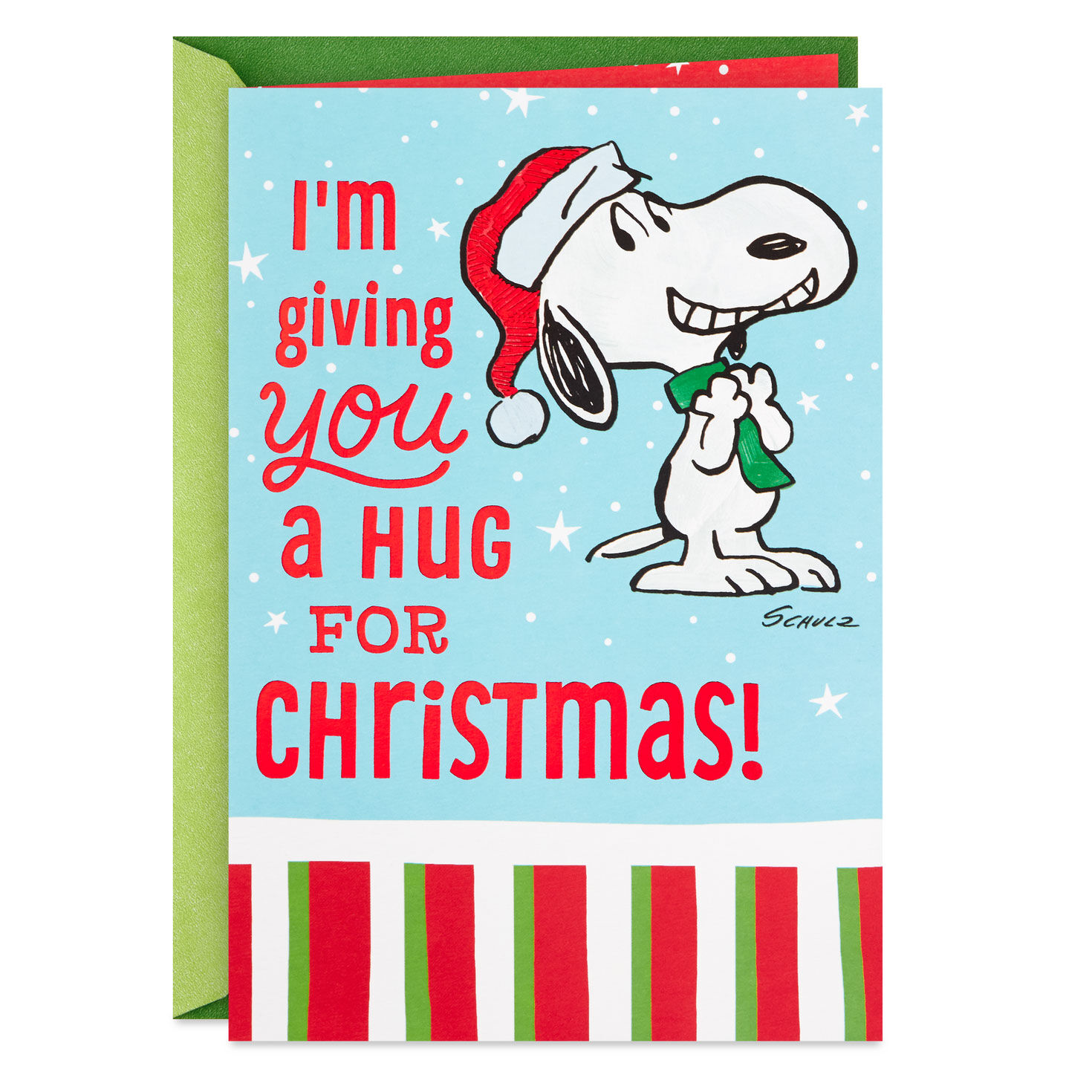 Peanuts® Snoopy Christmas Hug Funny Pop-Up Christmas Card