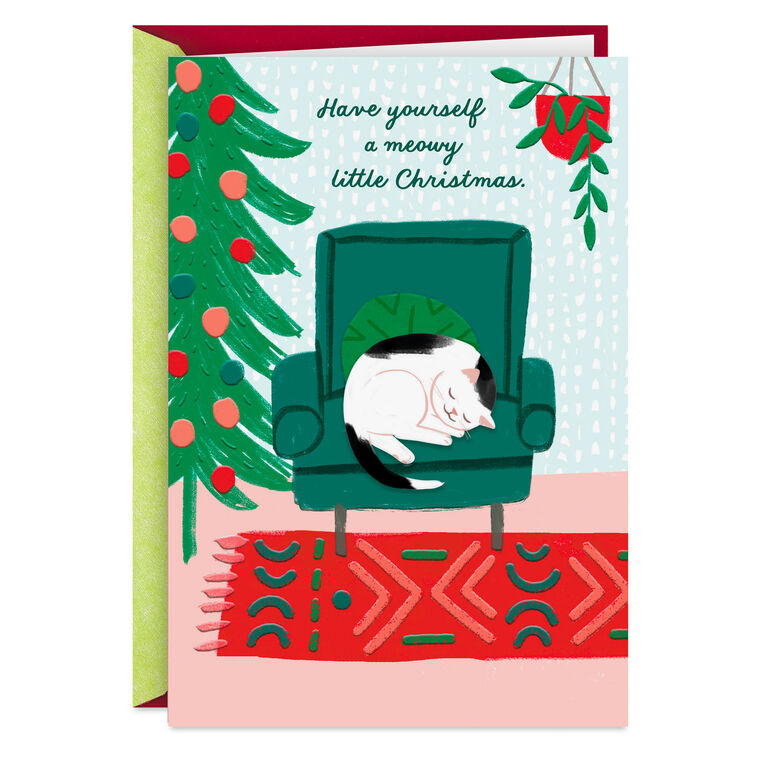 Warm, Fuzzy and Filled With Love Christmas Card