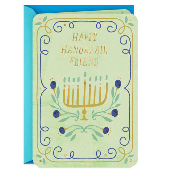 You Bring Good Things to My Life Hanukkah Card for Friend