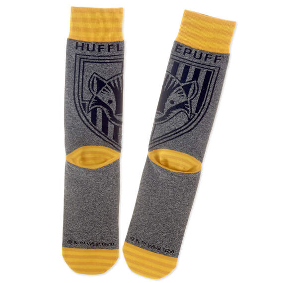 Harry Potter™ Hufflepuff™ House Crest Crew Socks, , large image number 2