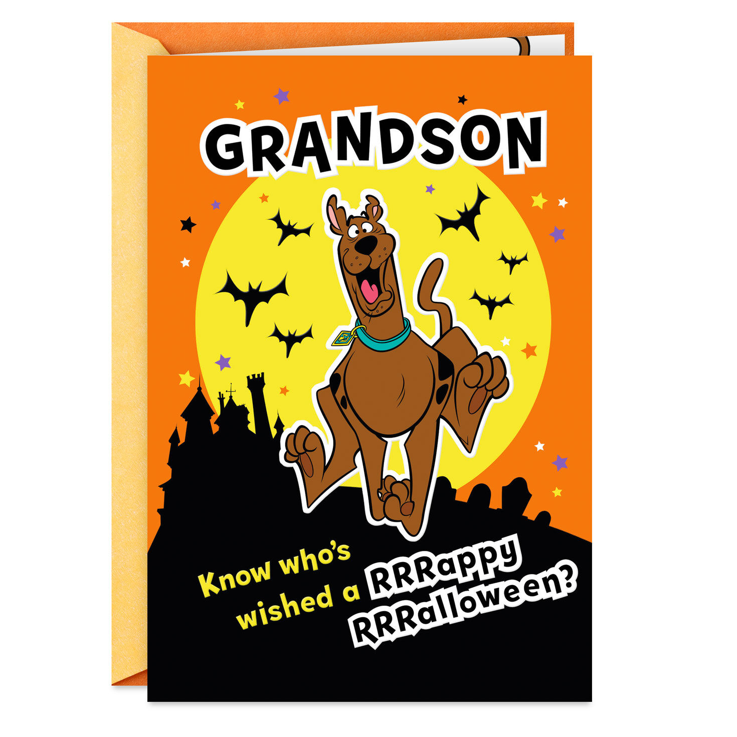 Scooby-Doo™ Rrrappy Rrralloween Halloween Card for Grandson for only USD 2.99 | Hallmark