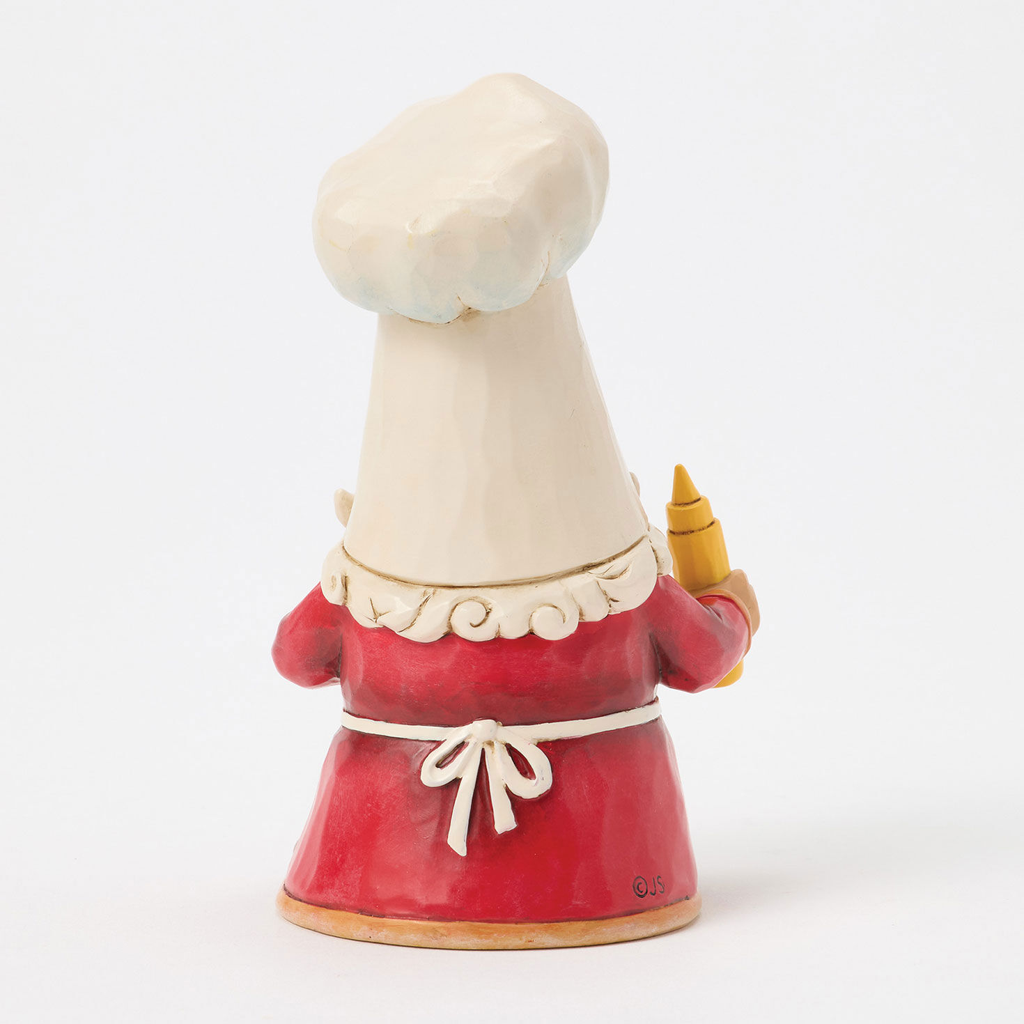 Jim Shore Patriotic Gnome With Hot Dog Figurine Back image number 2