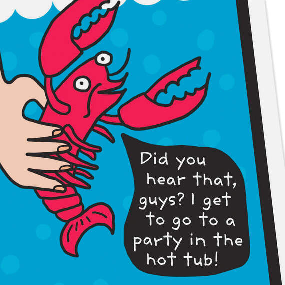 Hot Tub Party Birthday Card, , large image number 4