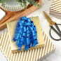 6.5" Sparkling Blue Curly Ribbon Gift Bow, Sparkling Blue, large image number 2