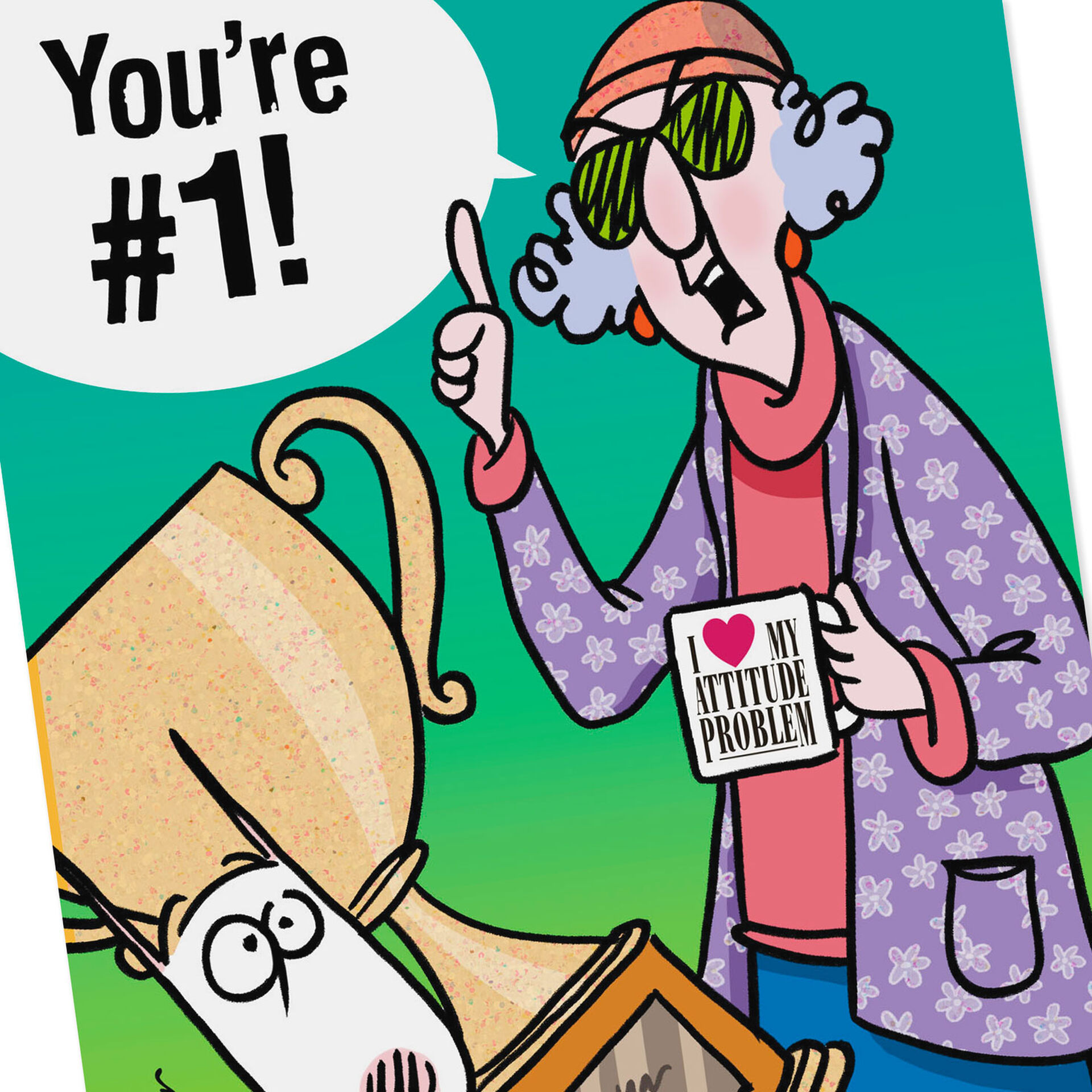 Maxine™ You're 1 Funny Congratulations Card Greeting Cards Hallmark