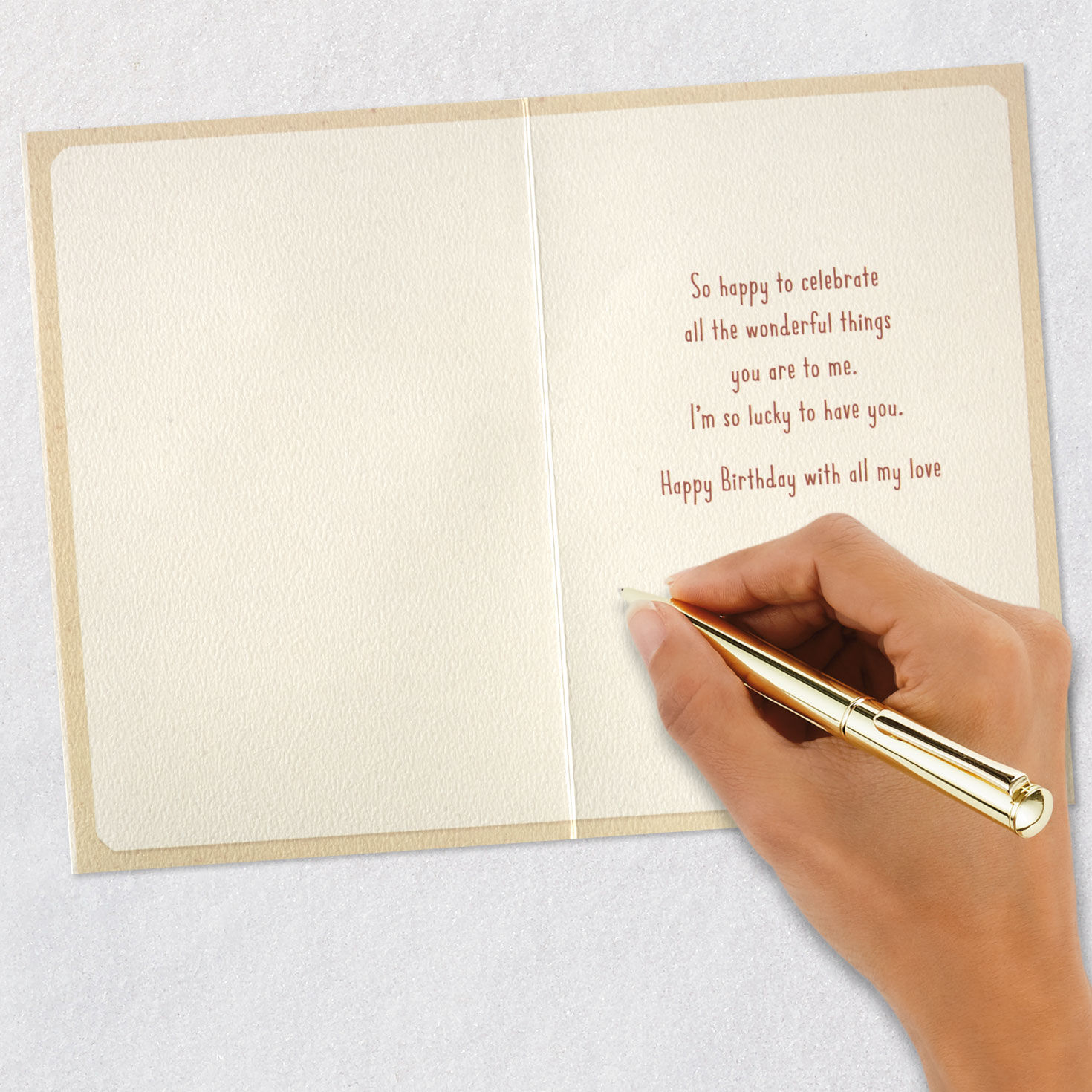 All the Wonderful Things You Are to Me Romantic Birthday Card for ...