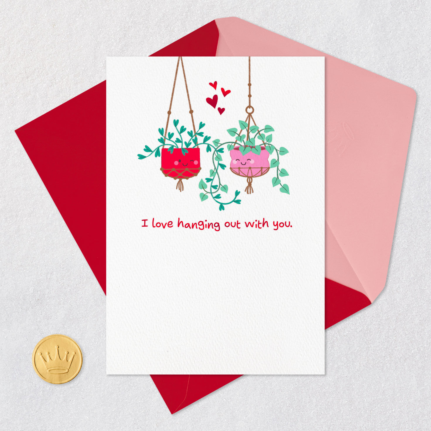 Love Hanging Out With You Valentine's Day Card for only USD 3.99 | Hallmark