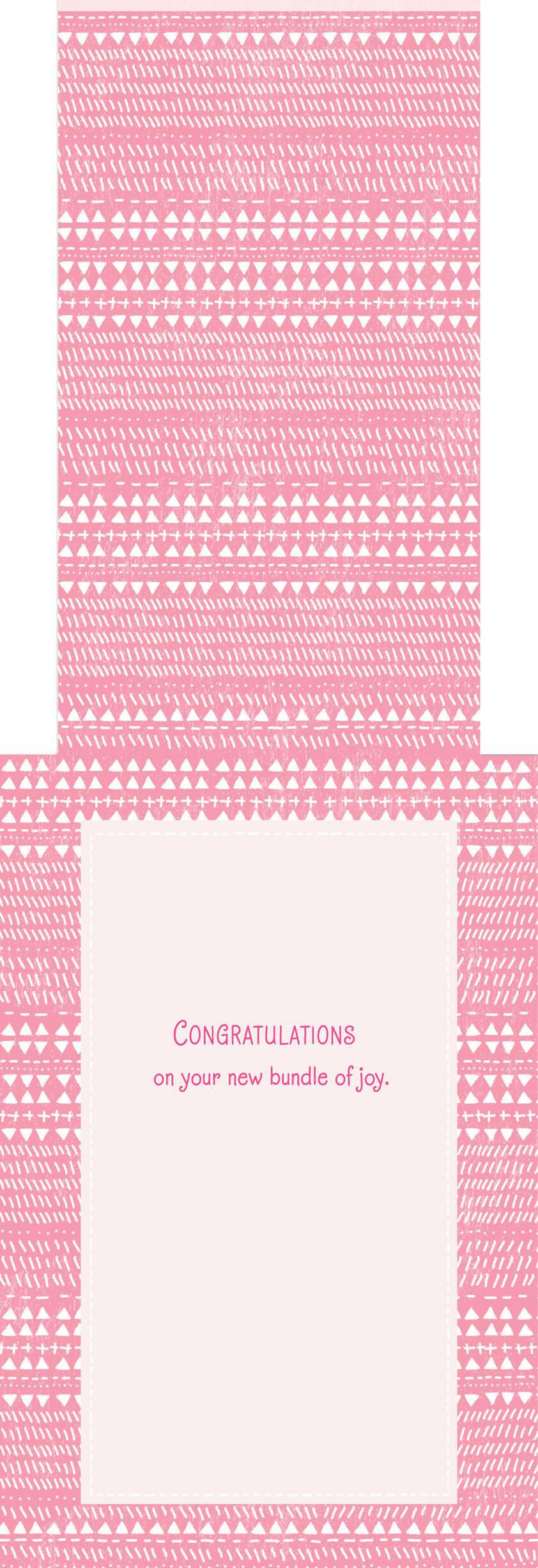Tiny Blessings Religious New Baby Girl Card