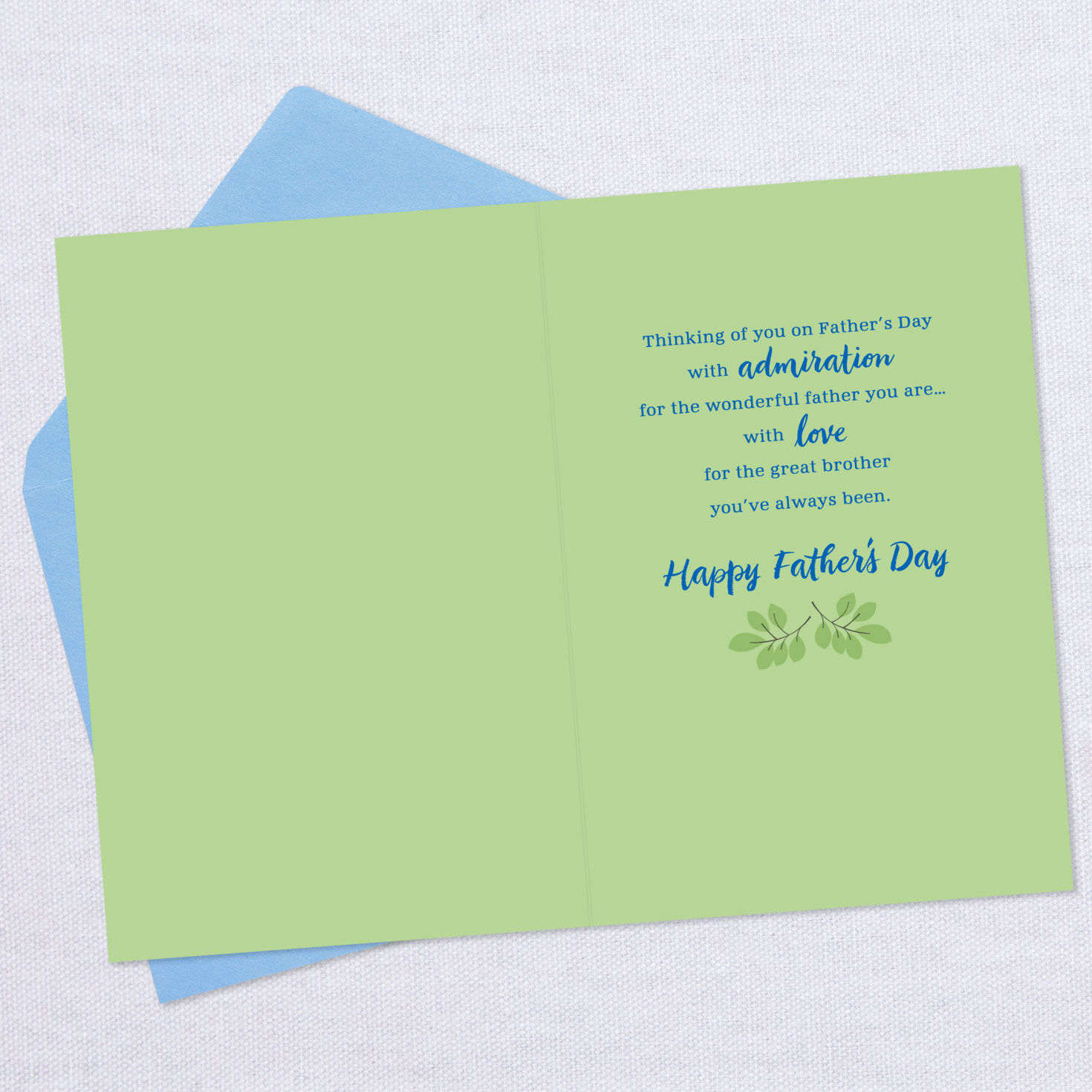 With Love and Admiration Father's Day Card for Brother, , large image number 3