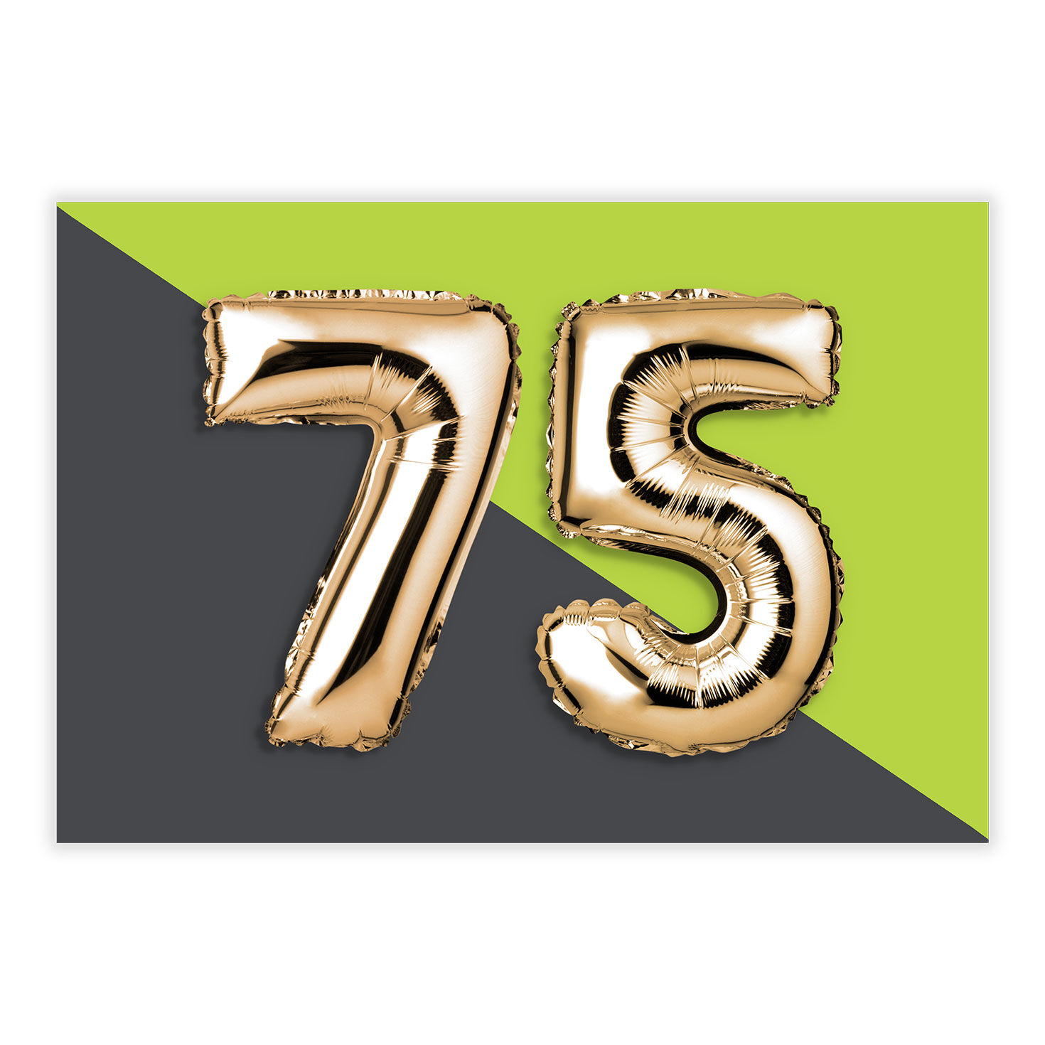 75th Balloons Birthday eCard, , large image number 2