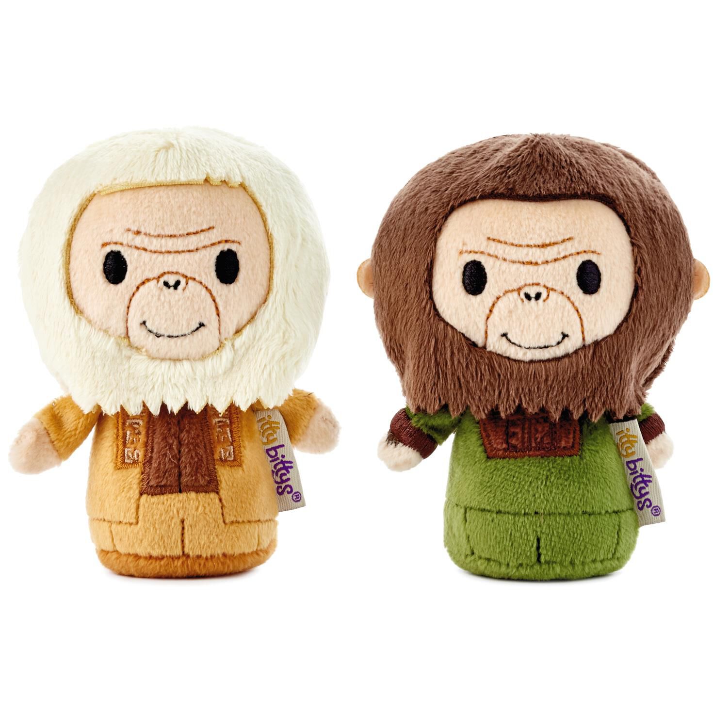 Itty Bittys Planet Of The Apes Dr Zaius Dr Cornelius Stuffed Animals Set Of 2