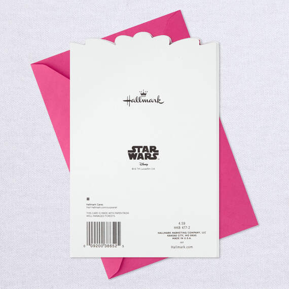 Star Wars™ Princess Leia™ Awesome Girl Birthday Card, , large image number 7