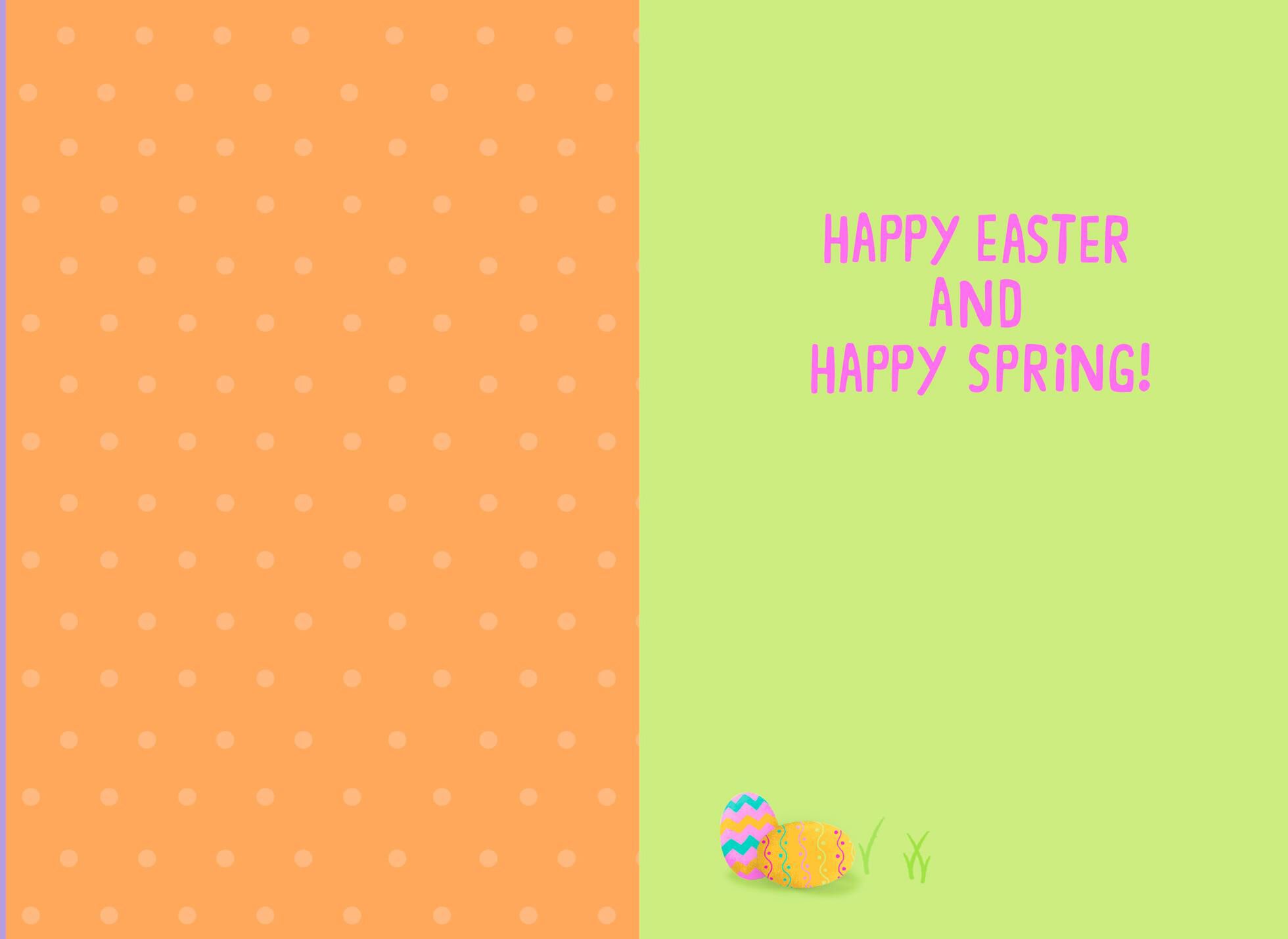 Fuzzy Lamb Warm Fuzzies Easter Card for Kids