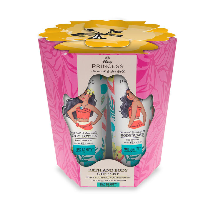 Disney Moana Body Wash, Lotion and Bath Pouf Set  image number 2
