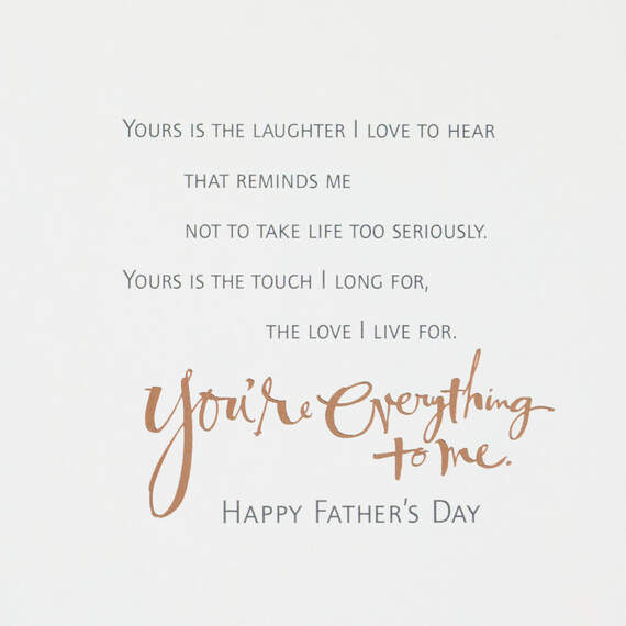 You're Everything to Me Father's Day Card for Husband, , large image number 3