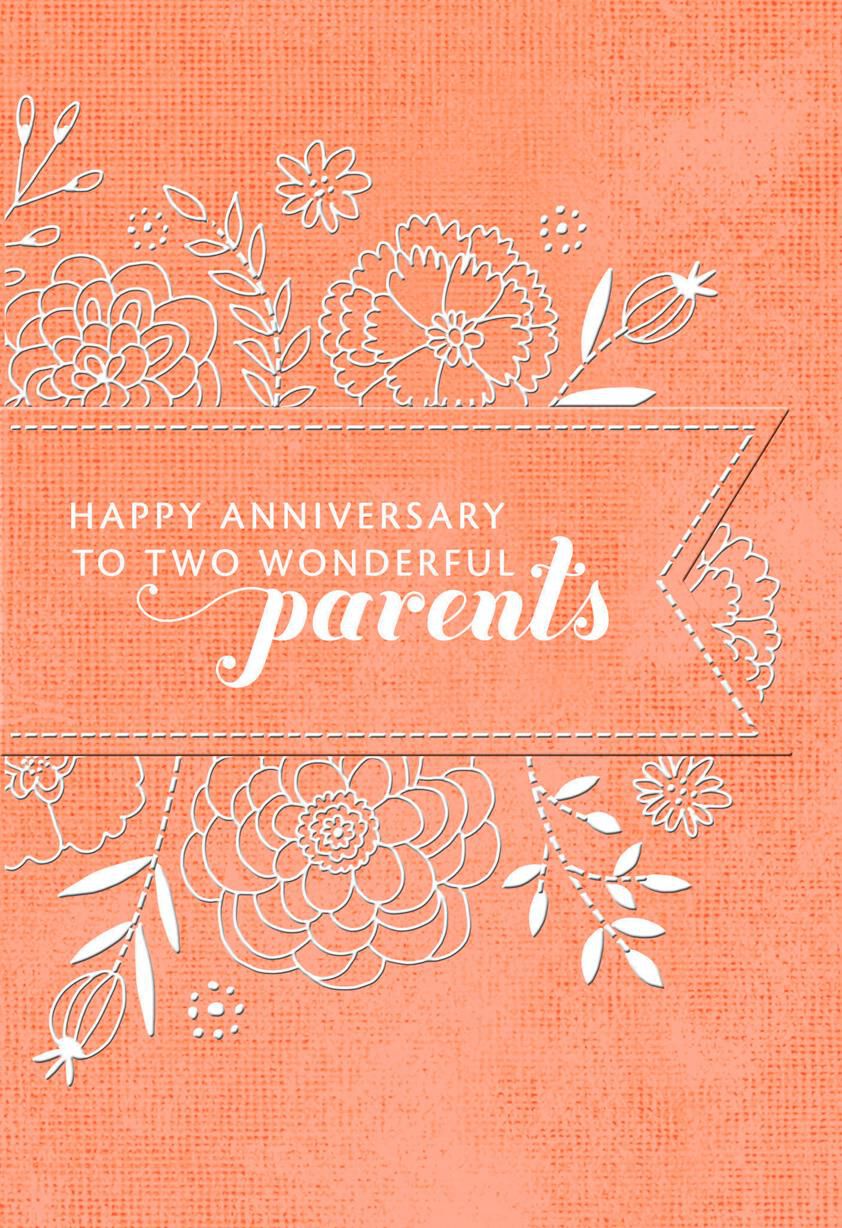A Marriage to Admire Anniversary Card for Parents
