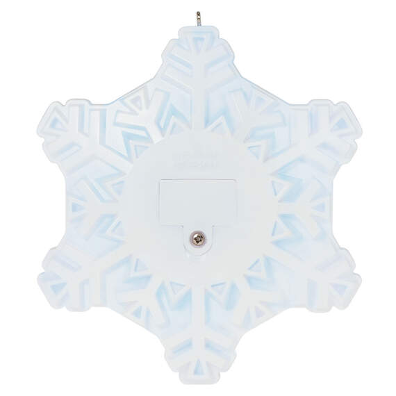 Magic Sparkling Snowflake Photo Personalized Ornament With Light, , large image number 4