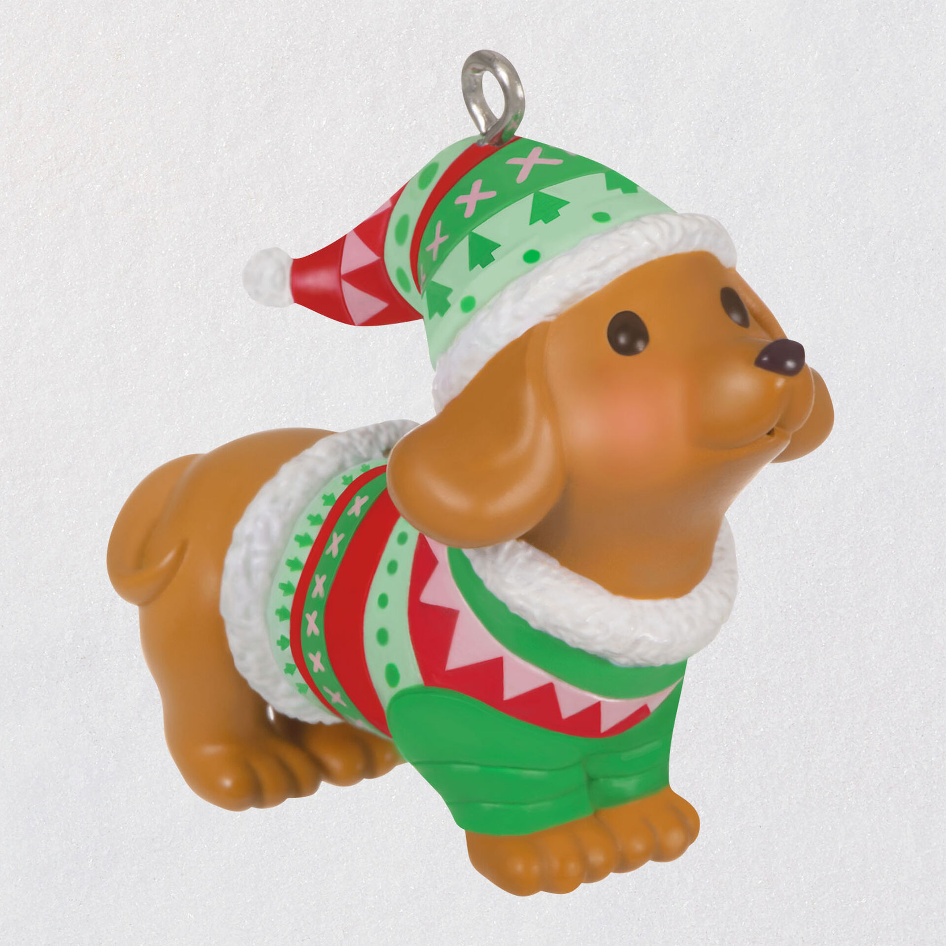 Mini Dressed Up Dachshund Ornament 1 Keepsake Ornaments Hallmark