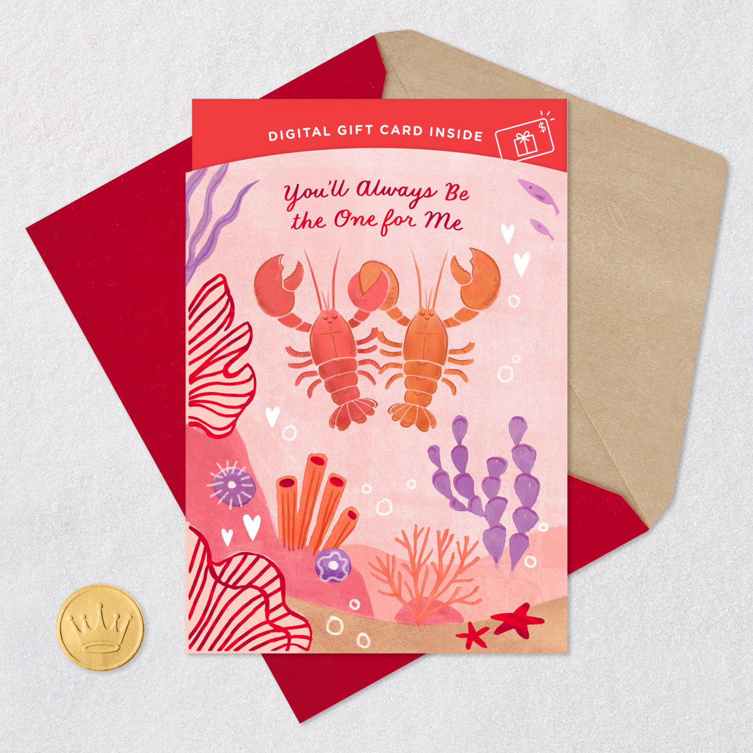 You're the One for Me Gift Card Greeting Romantic Valentine's Day Card for only USD 4.99 | Hallmark