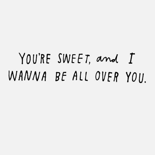 All Over You Funny Love Card, 