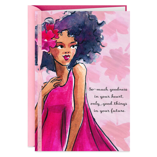 You Bring a Light to the World Birthday Card, 