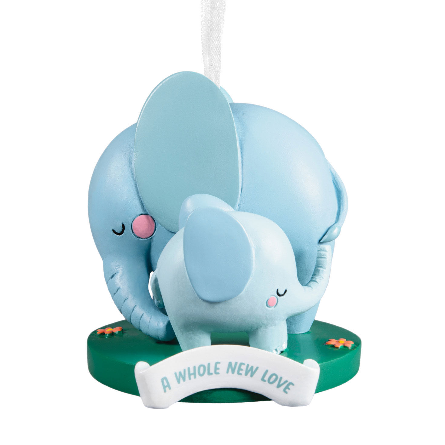 New Dad Elephants Hallmark Ornament
