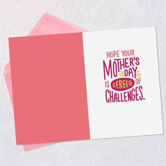 Motherhood Is Full of Challenges Funny Mother's Day Card, , large image number 3