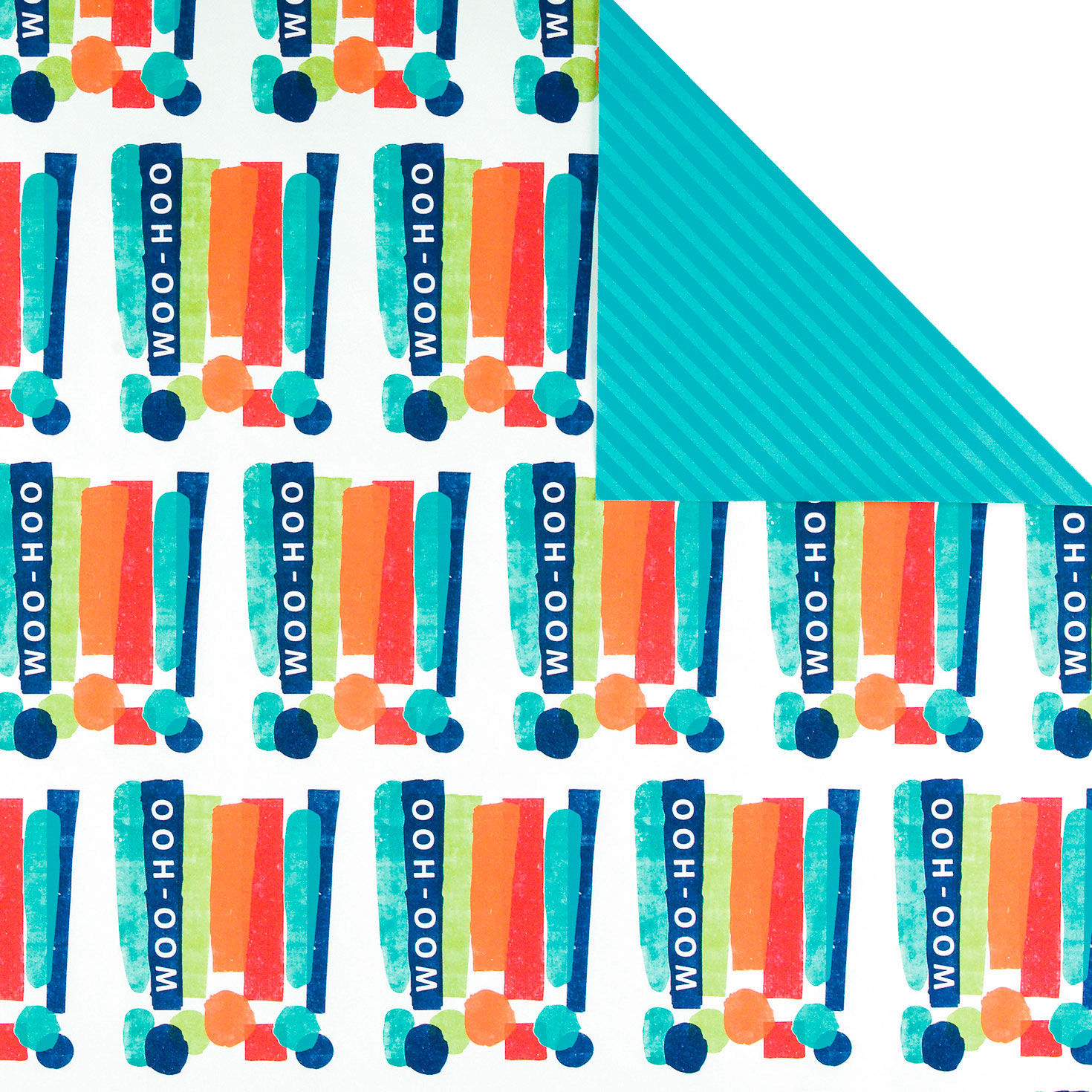 Birthday Celebration 3-Pack Reversible Wrapping Paper for only USD 16.99 | Hallmark