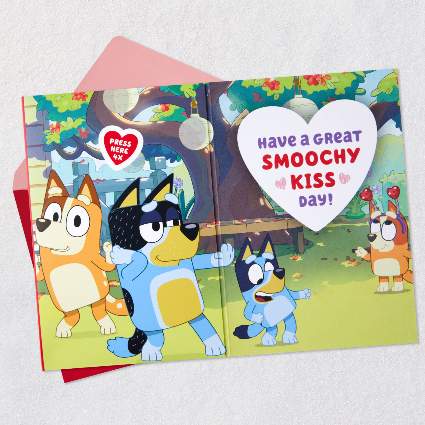 Bluey I Love You Musical Valentine's Day Card for Kids for only USD 7.99 | Hallmark
