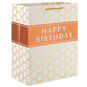 Happy Birthday Hexagons Large Gift Bag Front image number 1
