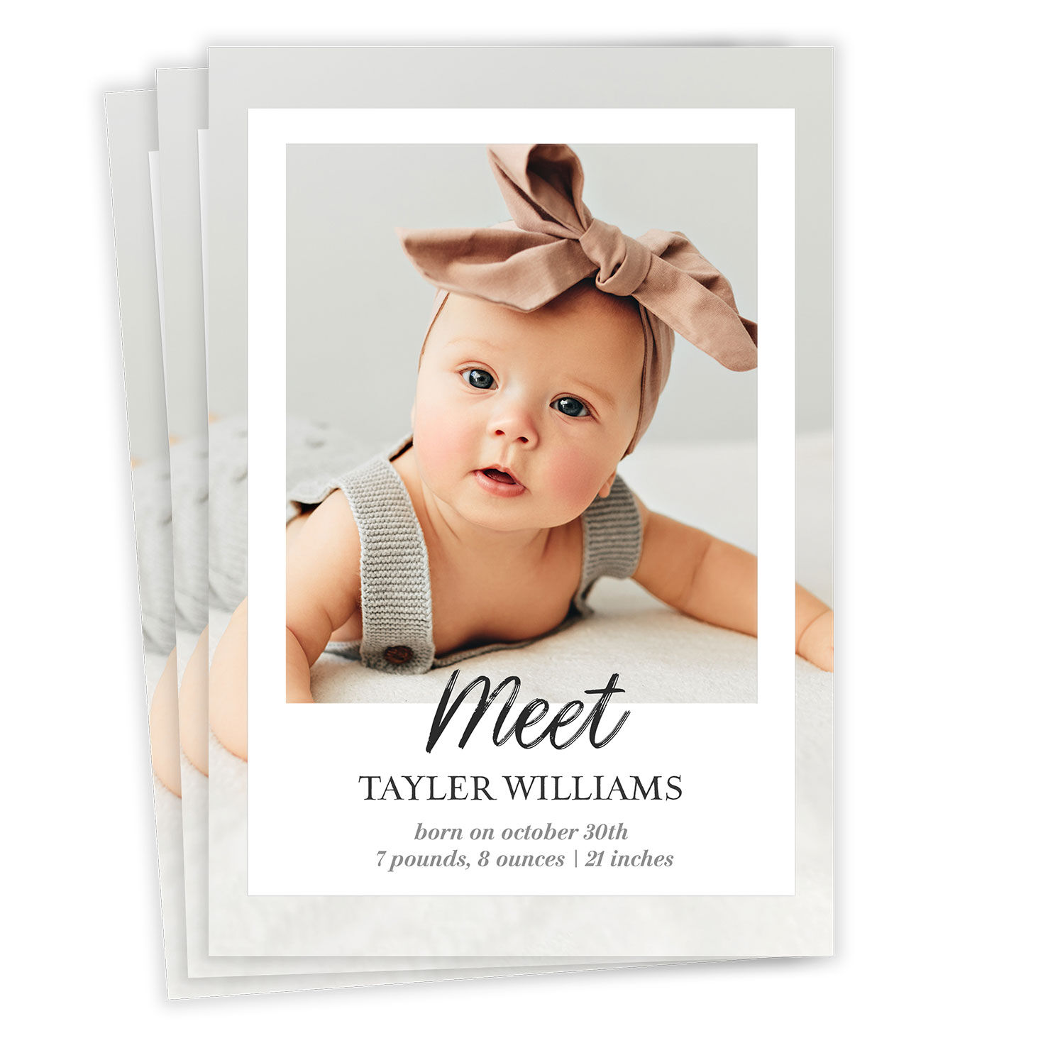 Birth announcements clearance
