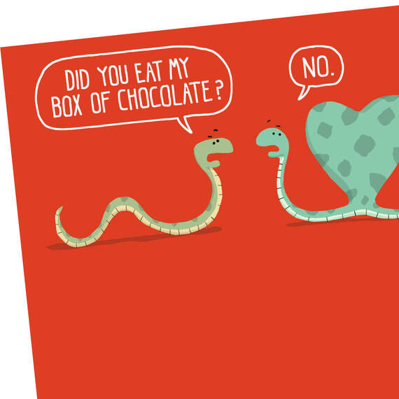 Did You Eat My Chocolates Funny Valentine's Day Card, , large image number 4