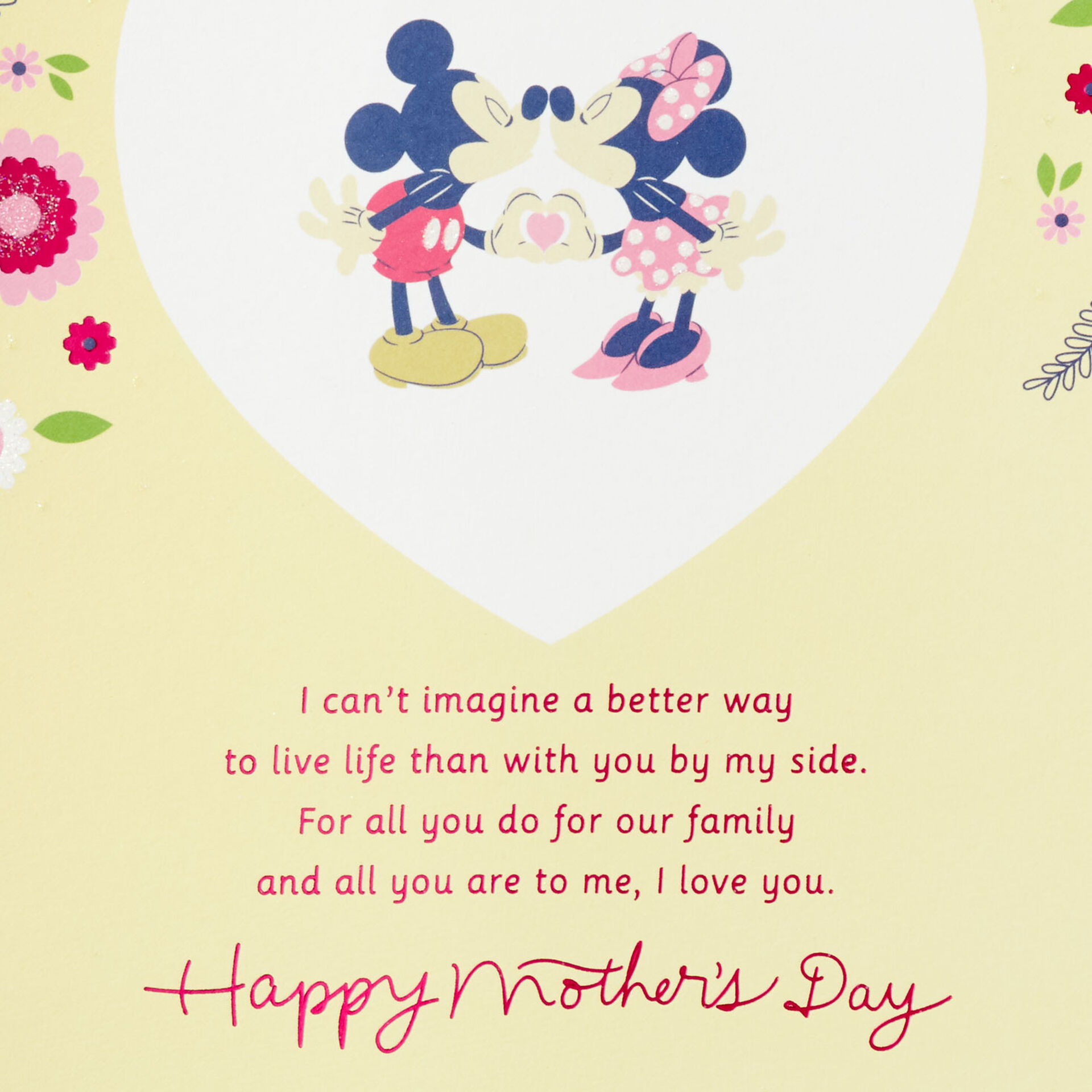 Greeting Cards Party Supply Disney Classic Mickey And Minnie Happy Birthday Mother Hallmark Greeting Card Home Garden