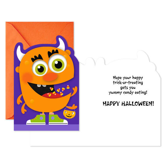 Monsters and Mummies Assorted Halloween Cards for Kids, Pack of 6, , large image number 2