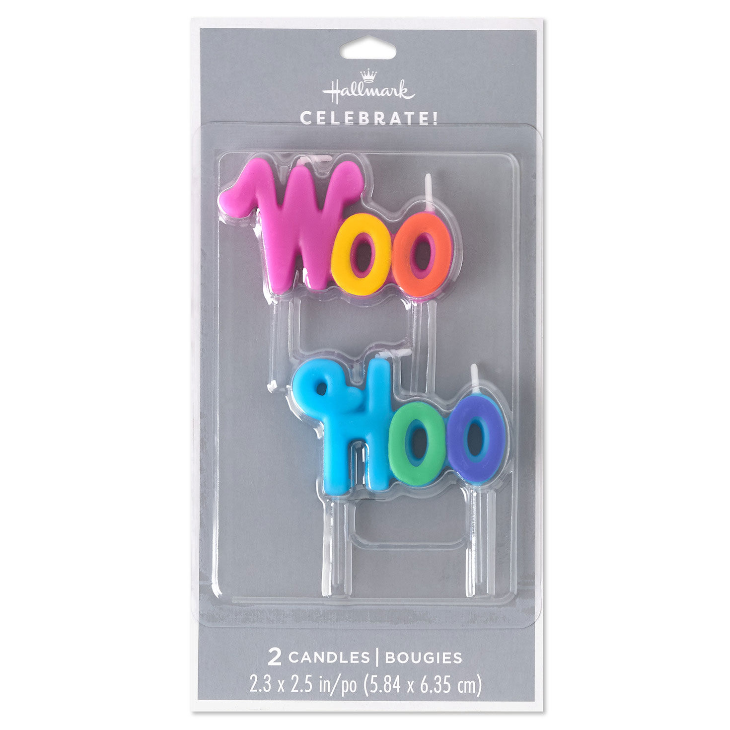 Woo Hoo Celebration Colorful Birthday Candles package front image number 6