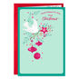 White Dove With Branch Religious Christmas Card Card Front image number 1