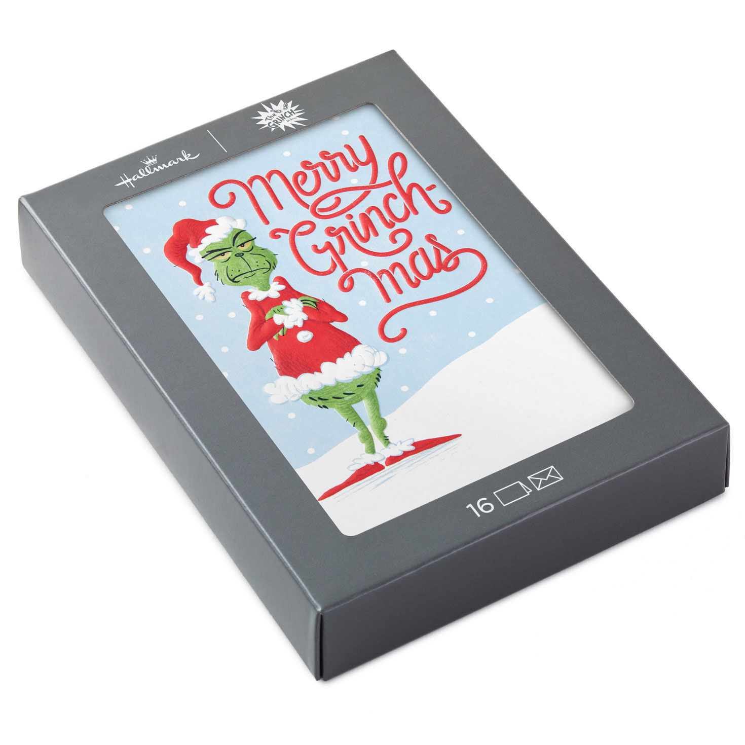 Dr. Seuss's How the Grinch Stole Christmas!™ Merry Grinch-mas Boxed Christmas Cards, Pack of 16