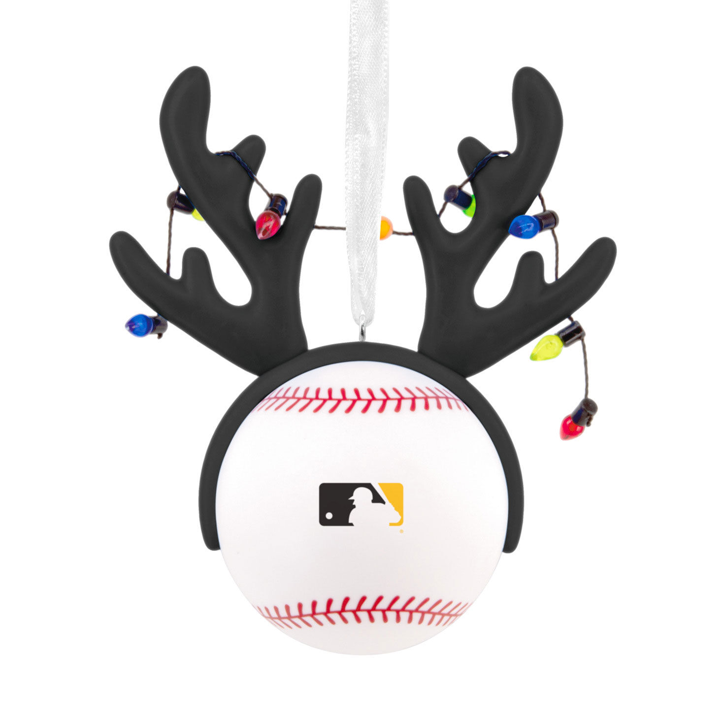 Pirates Reindeer Baseball Christmas Ornament back image number 6