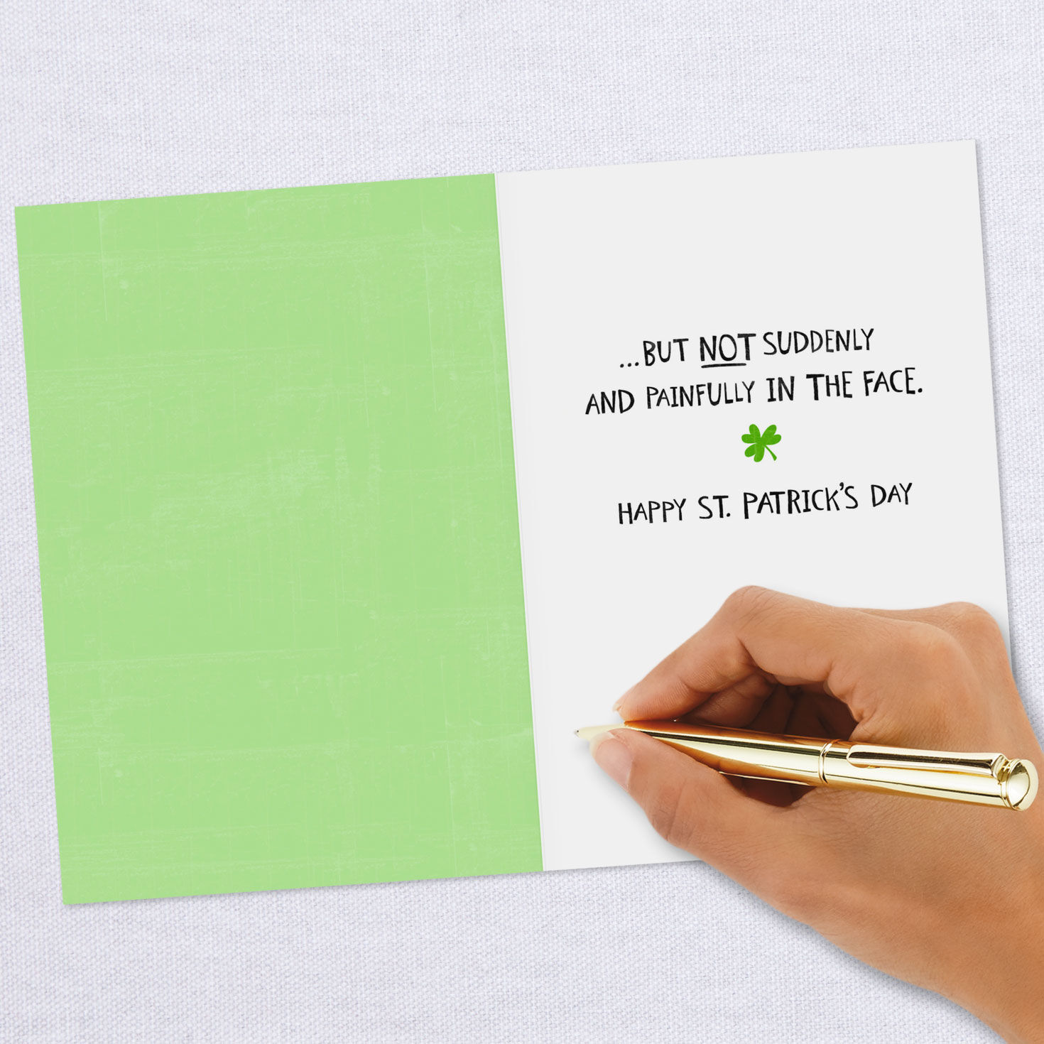 May the Road Rise Up Funny St. Patrick's Day Card, , large image number 6